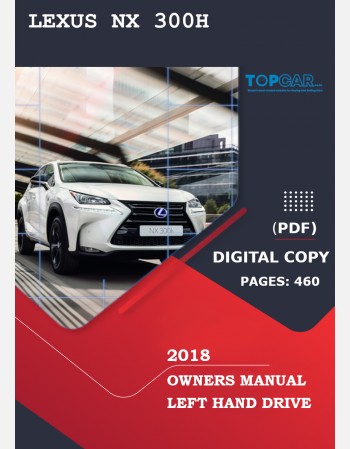 2018 lexus nx 300h owners manual